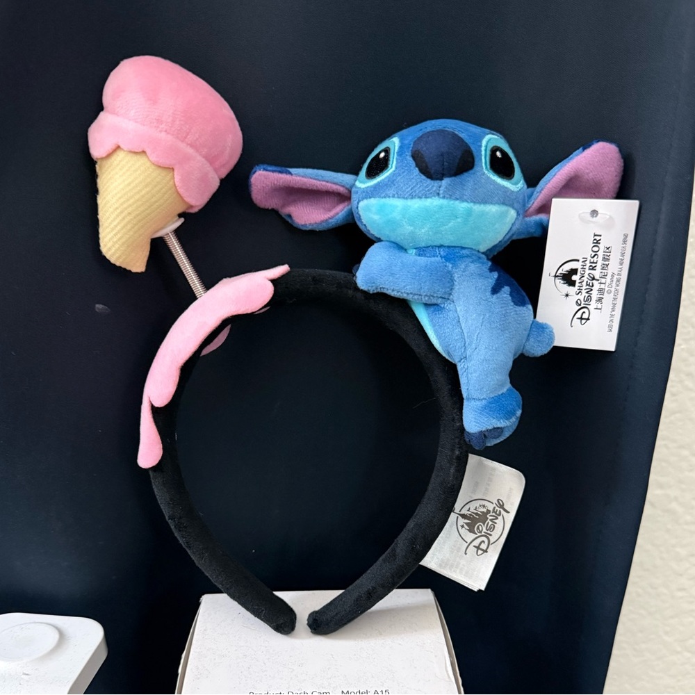 DISNEY Stitch with ice cream cone Headband NWT